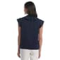 Womens Rafaella® Cap Sleeve Cascade Ruffle Front Blouse - image 2
