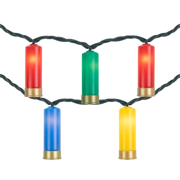 Northlight Seasonal 10ct. Shotgun Shell Christmas Light Set