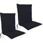 Jordan Manufacturing Set of 2 Navy Flange Edge Chair Cushions - image 1