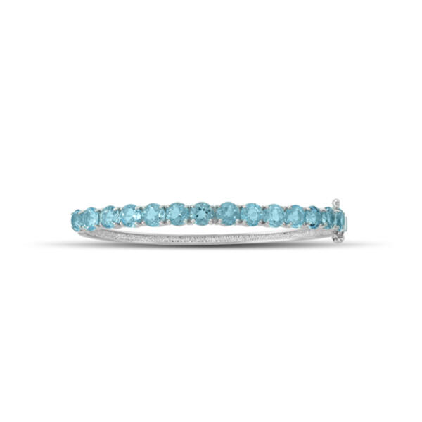 Gemstone Classics&#40;tm&#41; Blue Topaz Bangle Bracelet - image 