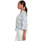 Womens Skye''s The Limit Quiet Wave Patchwork Crochet Blouse - image 4