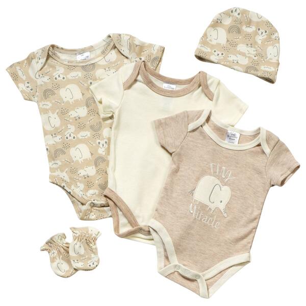 Baby Unisex &#40;NB-6M&#41; Little Beginnings Tiny Miracle Bodysuit Set - image 