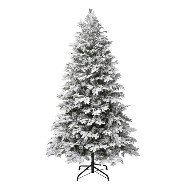 National Tree 7.5ft. Feel-Real&#40;R&#41; Acacius Snowy Christmas Tree - image 