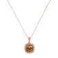 Gemstone Classics&#8482; 1/4ctw. Peach Morganite Square Pendant - image 2