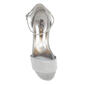 Womens Sugar Noelle Low Block Heel Slingback Sandals - Silver - image 4