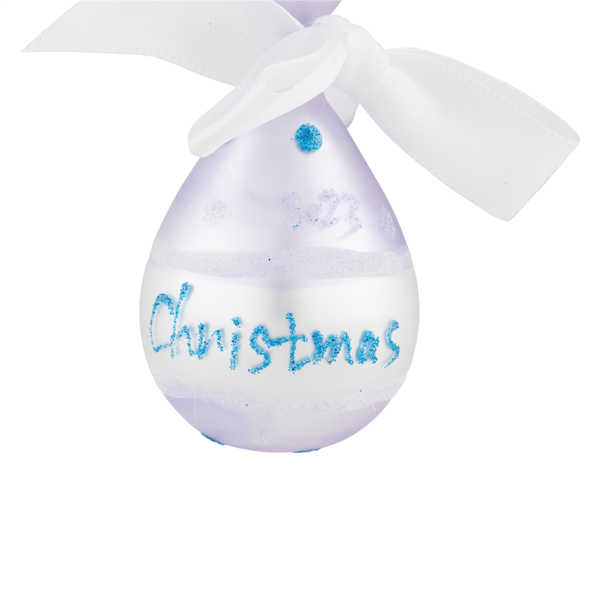 Northlight Baby Boy''s First Christmas 2023 Glass Ornament
