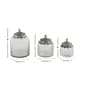 9th & Pike® Cylindrical Clear Glass Canisters - Set of 3 - image 6