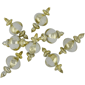 Northlight 8ct. Champagne Shiny Finish Finial Christmas Ornaments - image 5