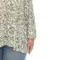 Plus Size White Mark Long Sleeve Tie Neckline Animal Blouse - image 5