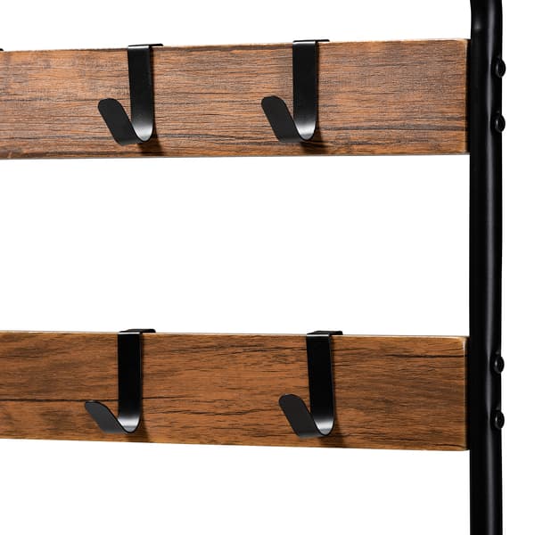 Baxton Studio Aislin Vintage Rustic Industrial Entryway Hall Tree