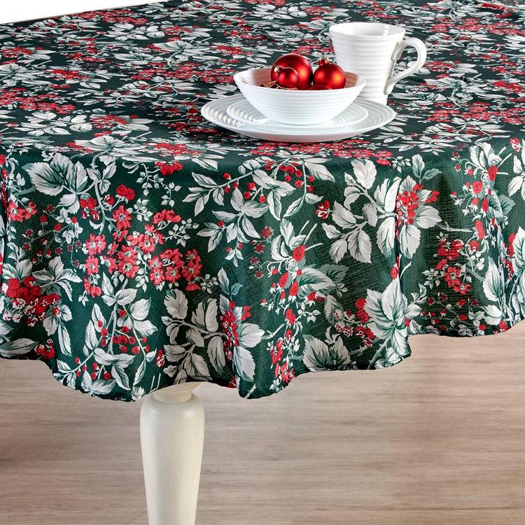 Laura Ashley(R) Bramble Floral Tablecloth
