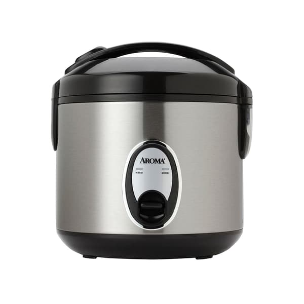 Aroma Cool 8 Cup Touch Rice Cooker and Food Steamer