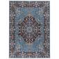 Linon Emerald Collection Blue Area Rug - 6x9 - image 1