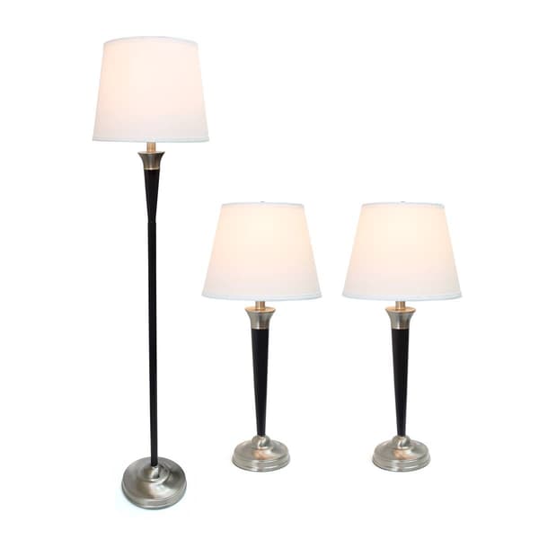 Lalia Home Perennial Modern Sonoma 3pc. Metal Lamp Set - image 