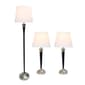 Lalia Home Perennial Modern Sonoma 3pc. Metal Lamp Set - image 1