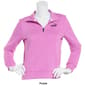 Womens Puma Essentials Half Zip Crew Sweatshirt - image 3