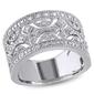 Diamond Classics&#40;tm&#41; Sterling Silver 1/4ctw. Vintage Ring - image 1