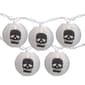Northlight Seasonal 10ct. Skull Paper Lantern Halloween Lights - image 1