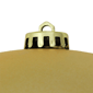 Northlight Matte Vegas Gold Shatterproof Christmas Ornament - image 2