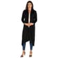 Plus Size 24/7 Comfort Apparel Extra Long Maternity Cardigan - image 1