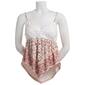 Juniors Madden Girl Print Yum Lace Bust Floral Babydoll Tank Top - image 1
