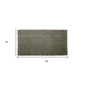 HomeRoots Black & Brown Jute Striped Hand Woven Accent Rug - image 2