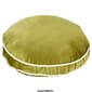 Velvet w/ Contrasting Piping Round Decorative Pillow - image 3