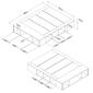 South Shore Avilla Winter Oak Queen Storage Bed w/Baskets - image 5