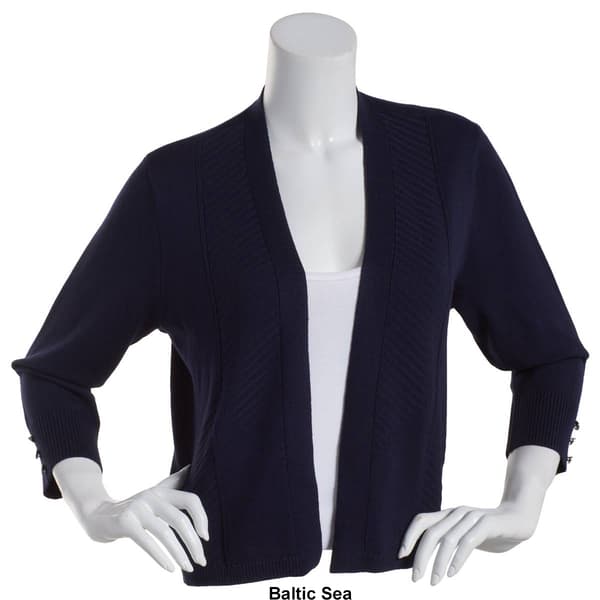 Plus Size 89th & Madison Bracelet Sleeve Princess Seam Shrug