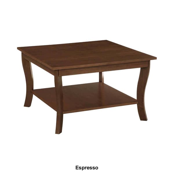 Convenience Concepts American Heritage Square Coffee Table