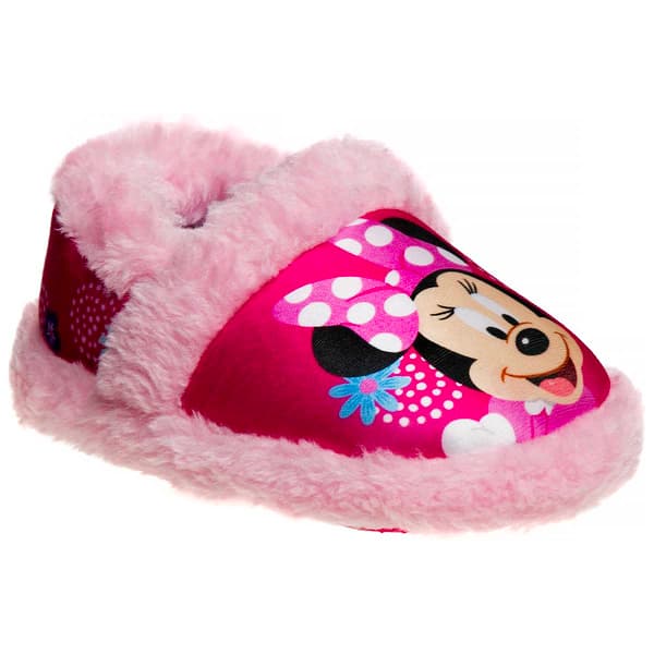Little Girls Disney Minnie Mouse and Daisy Duck Slippers