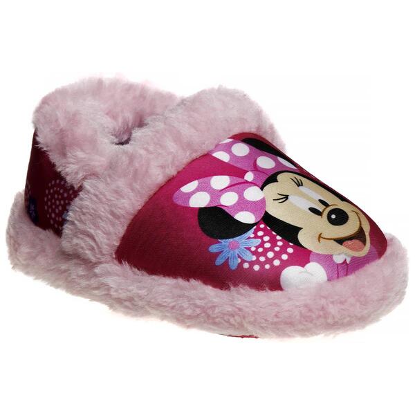 Little Girls Disney Minnie Mouse and Daisy Duck Slippers - image 