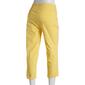 Plus Size Zac & Rachel Grommet Trim Crop Solid Millenium Pants - image 3