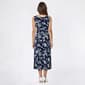 Womens Connected Apparel Sleeveless Ruched Waist Midi Dress - image 2