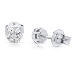 Nova Star&#40;R&#41; 1/4ctw. Lab Grown Diamond Cluster Stud Earrings