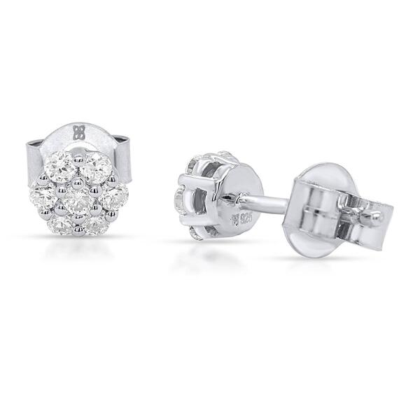 Nova Star&#40;R&#41; 1/4ctw. Lab Grown Diamond Cluster Stud Earrings - image 