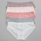 Womens Laura Ashley&#40;R&#41; 5pk. Bikini Panties w/Lace LS4656-5PKM - image 1