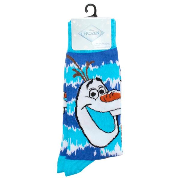 Mens Centric Brands Frozen 2 Olaf Christmas Crew Socks - image 