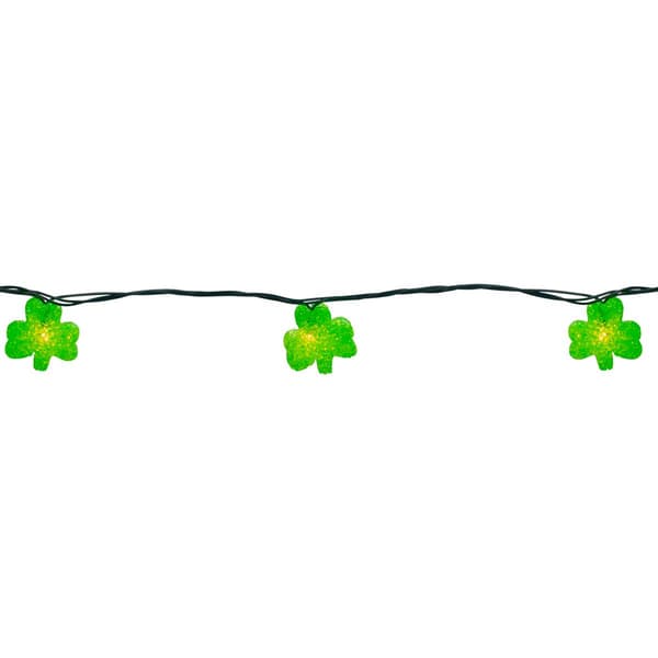 Northlight Seasonal Set of 10 Irish Shamrock String Lights