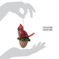 Jim Shore Heartwood Creek Highland Cardinal Christmas Ornament - image 6
