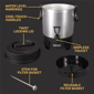 Homecraft Aluminum 45-Cup Coffee Urn - image 6