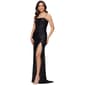 Juniors Blondie Nites Sequin Corset Sheath Dress with Slit - image 4