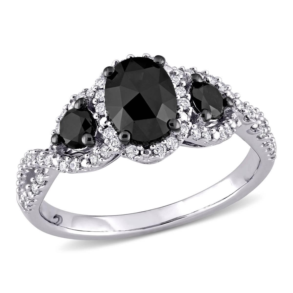 Radiant Rainbow™ 14kt. White Gold Round Diamond Ring