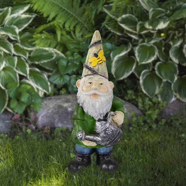 Northlight Seasonal Gnome w/ Watering Can Garden Statue