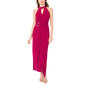 Womens MSK Sleeveless Keyhole Neck Side Drape Ity Gown - image 1
