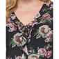 Plus Size NY Collection Long Sleeve Ruffle Front V-Neck Blouse - image 4