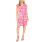 Petite MSK Ruffle Cap Sleeve V Neck Floral Shift Dress - image 3