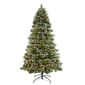 Puleo International 7-Foot Pre-Lit Springfield Fir Tree - image 1