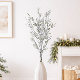 Melrose 40in. Snowy Oversized Pine Bundle
