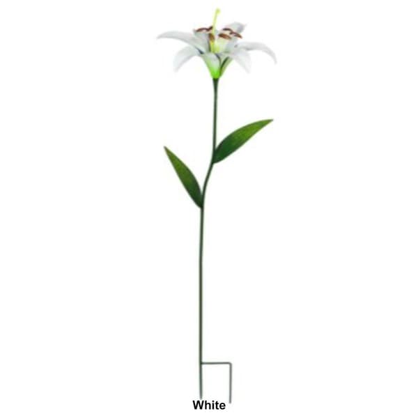 Evergreen Large Metal Lily Stake